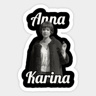 Anna Karina / 1940 Sticker